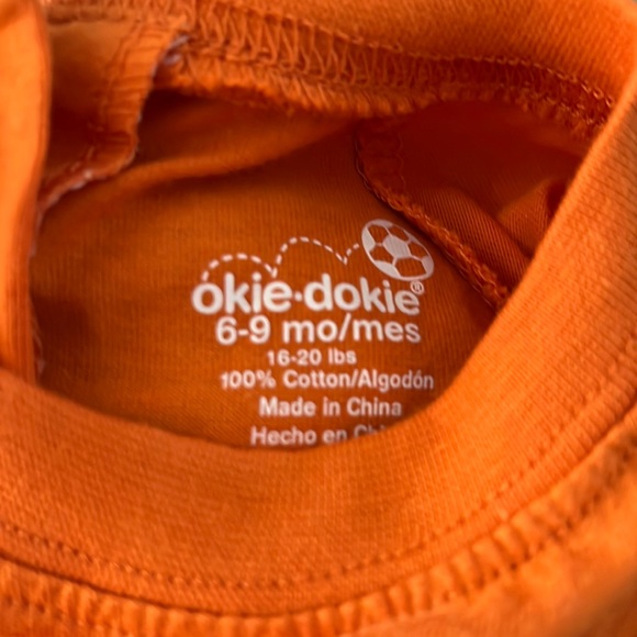 Okie-Dokie LS Bodysuit 6-9 months “My  Mummy Rocks” 100% Cotton NWT - Picture 4 of 4